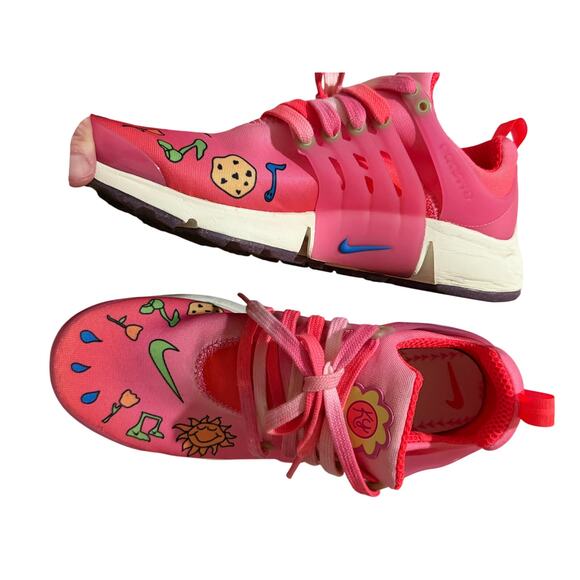 EUC Pink Cookies Nike Air Presto DB Doerbecher Freestyle sneakers womens sz 10 - Picture 12 of 12
